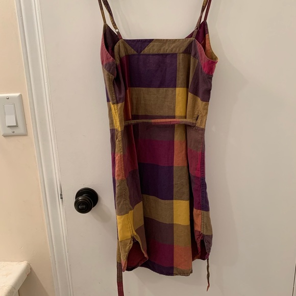 Plaid cotton dress - Picture 2 of 3